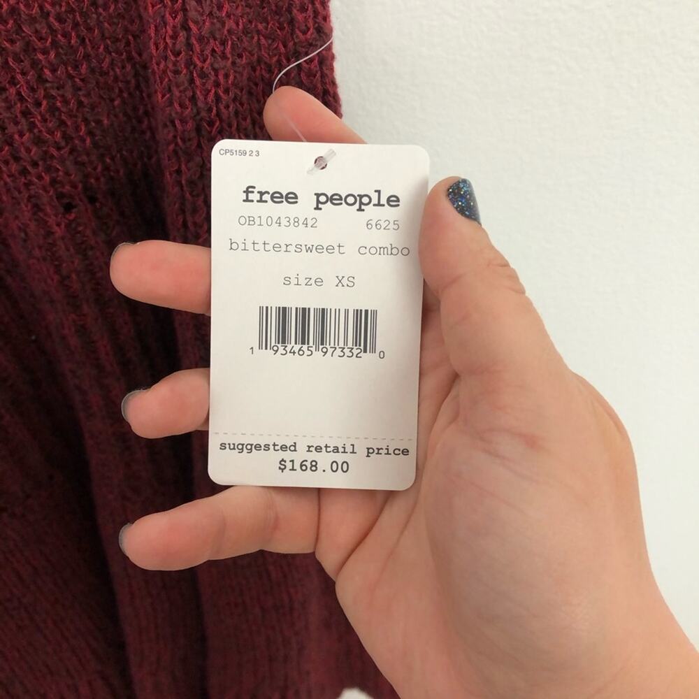 Free People Waterfall Ruffle Sweater Swing Dress - Picture 11 of 13